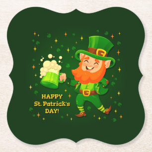 St Patrick's Day Paper Coaster