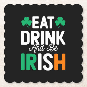 St Patrick's Day Paper Coaster