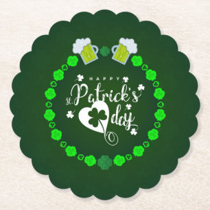 St Patrick's Day  Paper Coaster