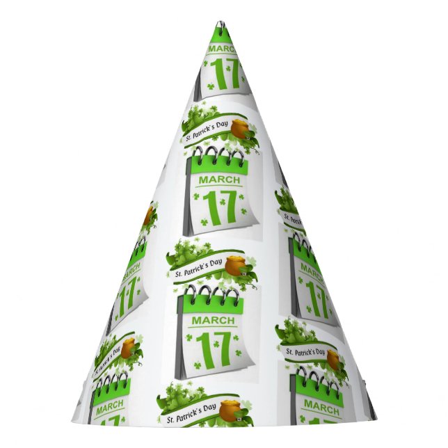 St. Patrick's Day Paper Hat (Front)
