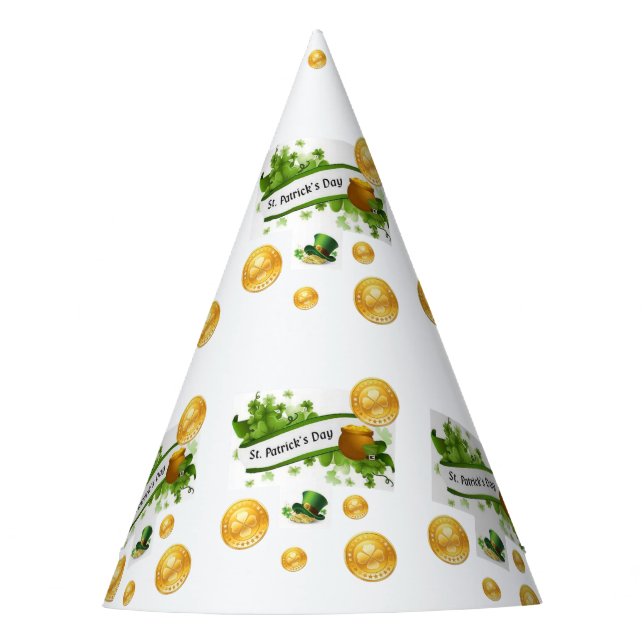 St. Patrick's Day Paper Hat (Front)