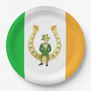 St Patrick's Day Paper Plate