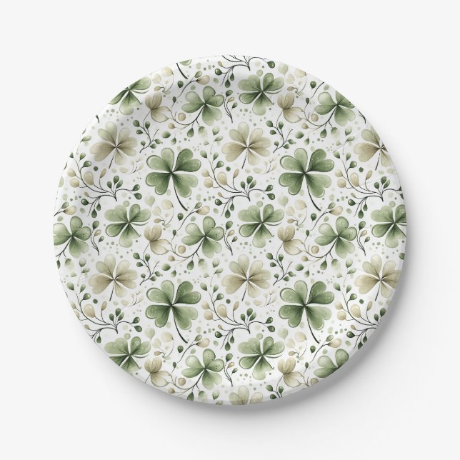 St. Patrick's Day Paper Plate (Front)