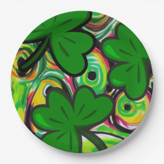 St. Patrick's Day Paper Plate