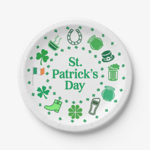 St. Patrick's Day Paper Plate