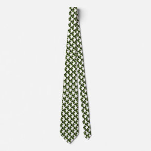 ST PATRICK'S DAY PARTY GREEN IRISH SHAMROCK TIE