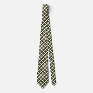 ST PATRICK'S DAY PARTY GREEN IRISH SHAMROCK TIE
