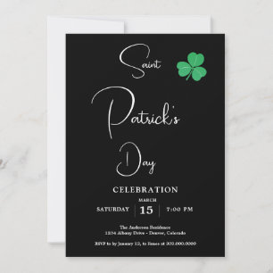 St Patricks Day Party  Invitation