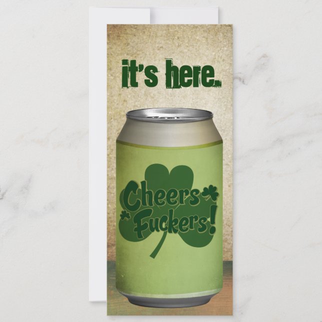 St Patrick's Day Party Invitation (Front)