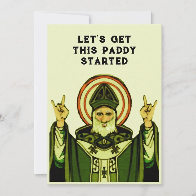 St. Patrick's Day Party Invitation (Front)