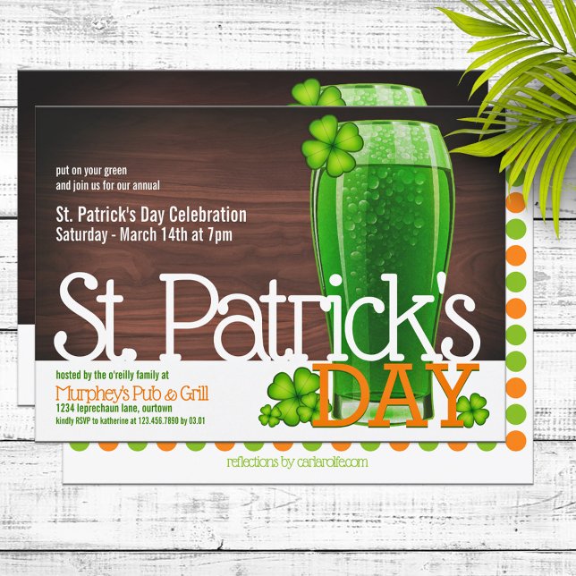 St. Patricks Day Party Invitations (Creator Uploaded)
