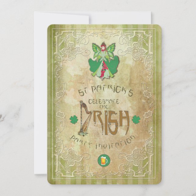 St.Patricks Day - Party Invite (Front)
