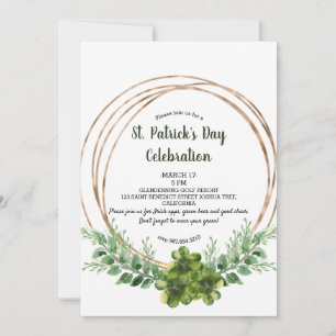 St. Patrick's Day Party Invite - Postcard -