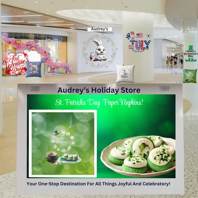 St Patrick's Day Party Paper Napkins (Creator Uploaded)