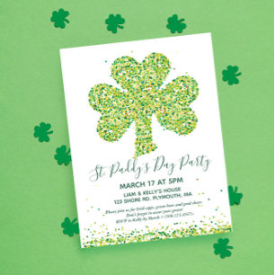 ST. PATRICK'S DAY Party Sharmock Postcard 
