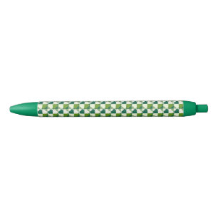 St. Patrick's Day Pattern Black Ink Pen