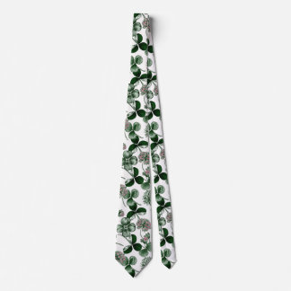 St Patricks day pattern clover Tie