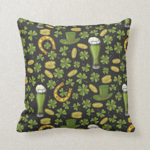 St. Patrick's Day Pattern Cushion