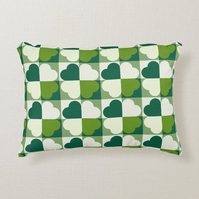St. Patrick's Day Pattern Decorative Cushion (Front)