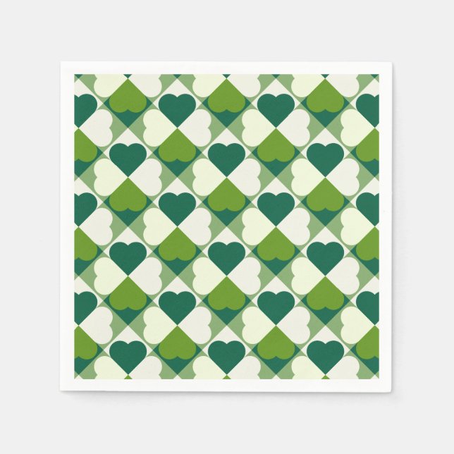 St. Patrick's Day Pattern Napkin (Front)