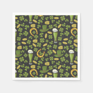St. Patrick's Day Pattern Napkin