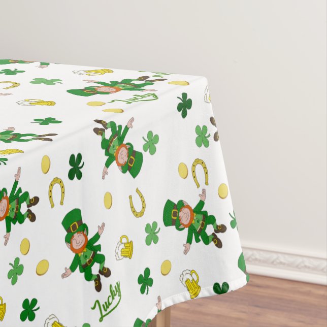 St Patricks day pattern Tablecloth (In Situ)