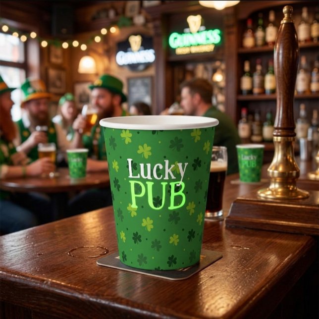 St. Patrick's Day Personalised Paper Cups (Creator Uploaded)