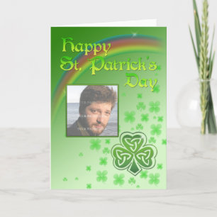 St. Patrick's day photo card