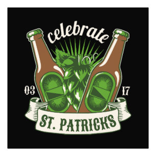 St patricks day photo print