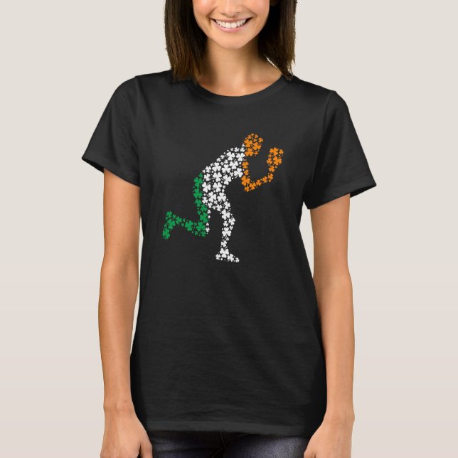 St Patricks Day Pickleball Player Irish C T-Shirt (Front)