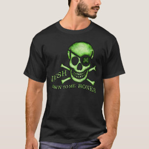 St. Patrick's Day Pirate Skull T-Shirt