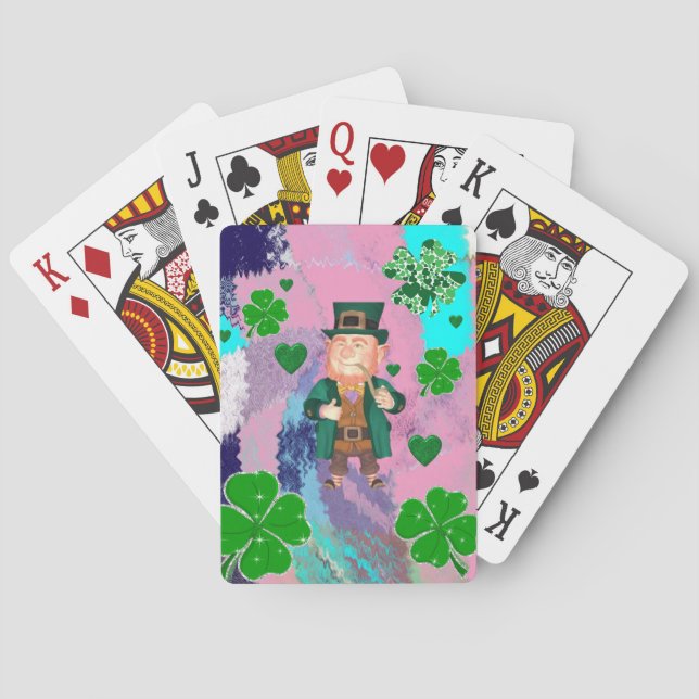 St. Patrick's  Day Playing Card Deck (Back)