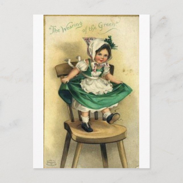 St. Patrick's Day Postcard (Front)