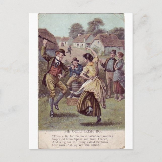 St. Patrick's Day Postcard (Front)