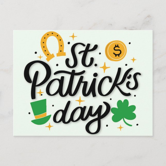 St Patricks Day Postcard (Front)