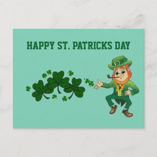 St. Patricks Day postcard