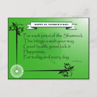 St Patrick's Day_Postcard Postcard
