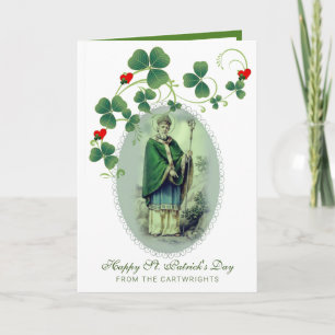 St. Patrick's Day Prayer Blessing Religious Card