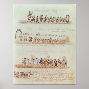 St. Patrick's Day procession Poster