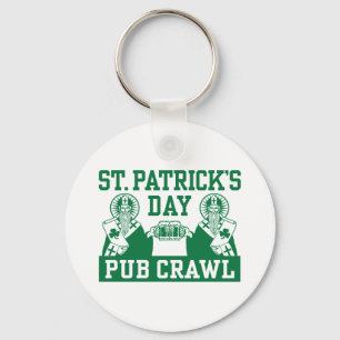 St. Patrick's Day Pub Crawl Key Ring