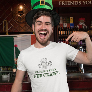 St. Patrick's Day Pub Crawl Shirts