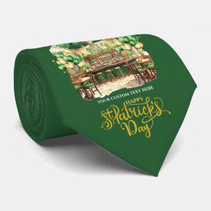 St. Patrick's Day Pub Party Personalized Tie