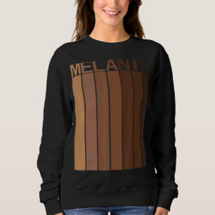 St Patrick's Day Pyjamas Black Pride Melanin Queen Sweatshirt