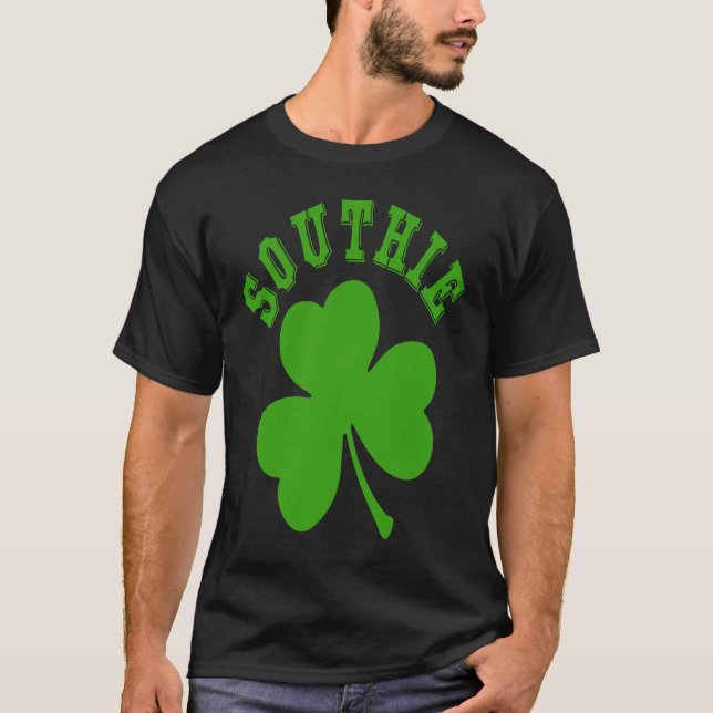 St Patricks Day pyjamas Irish Southie Irish South  T-Shirt (Front)