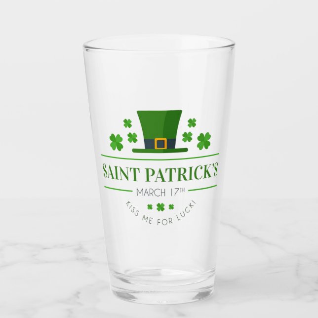 St Patrick's Day Quote   Glass (Front)