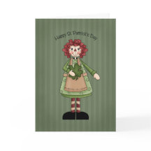St. Patrick's Day Raggedy Doll