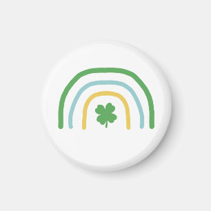 St Patricks Day Rainbow Irish Shamrock Magnet