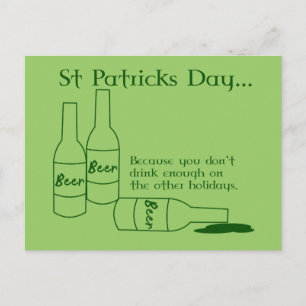 St Patrick's Day Recipe Postcard