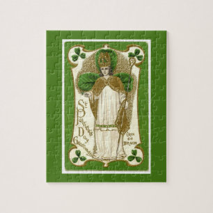 St. Patrick's Day Religious Bishop of Ireland Jigsaw Puzzle