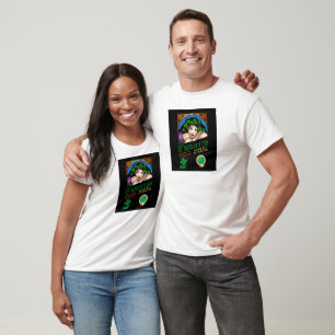 St. Patrick's Day Retro Design with Irish Girl T-Shirt